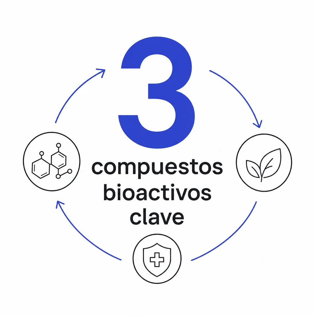 Compuestos bioactivos clave de seta cardo