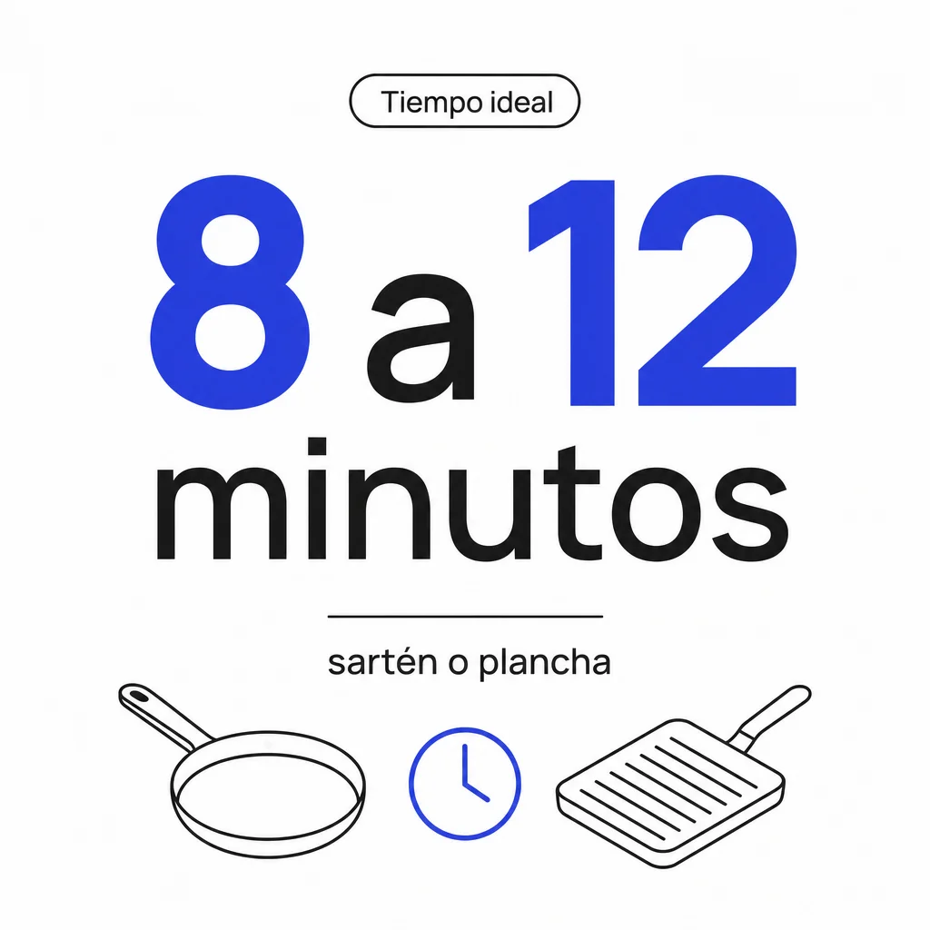 Tiempo ideal de cocción melena de león en sartén