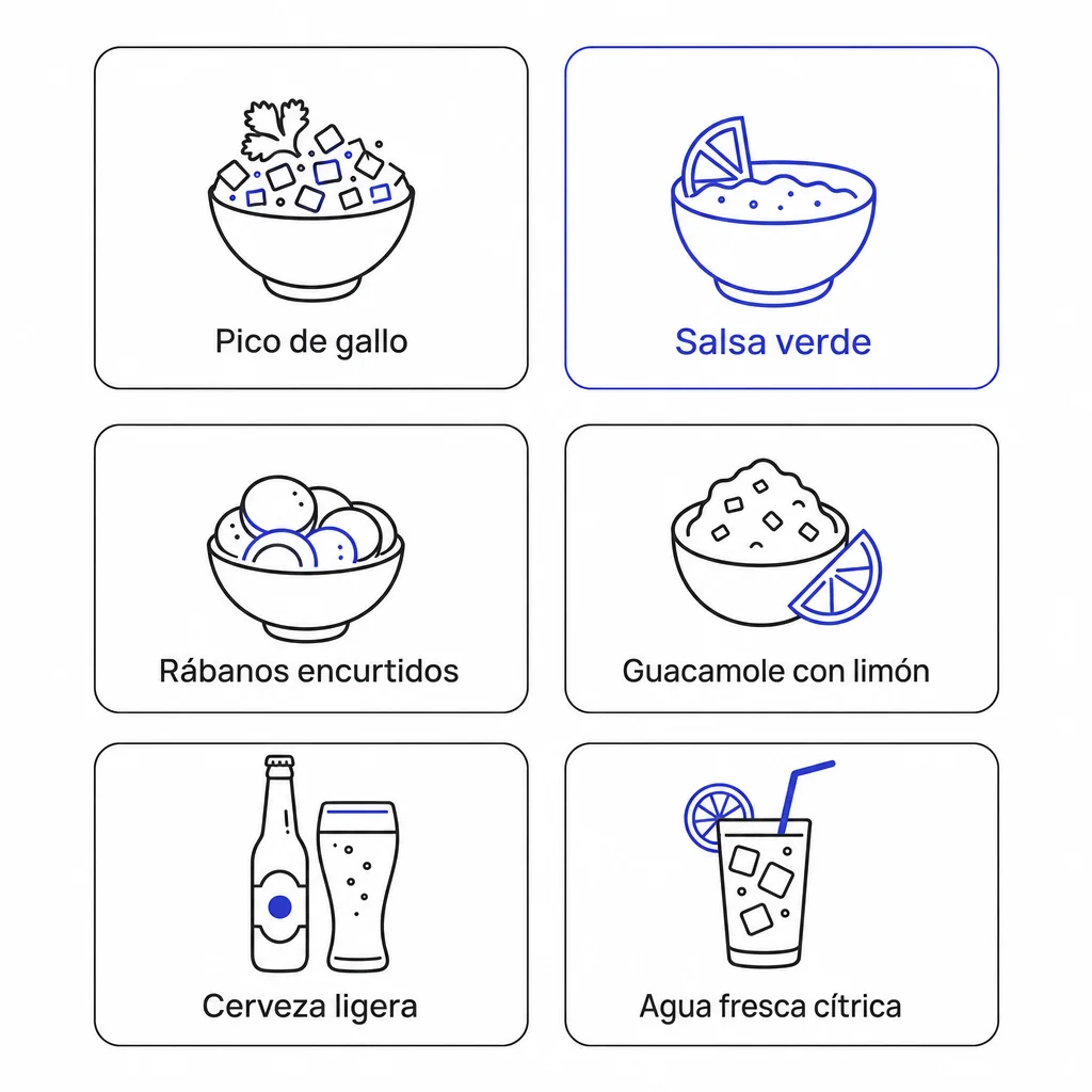 Acompañamientos y bebidas sugeridos para Chorizeta